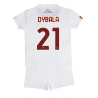 Fotbalové Dres AS Roma Paulo Dybala #21 Dětské Venkovní 2022-23 Krátký Rukáv (+ trenýrky)